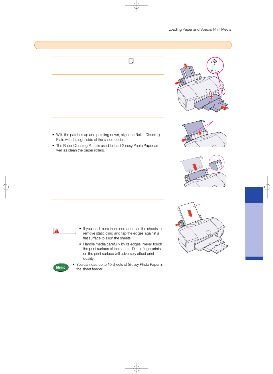 Loading glossy photo paper gp- 301 | Canon 8200 User Manual | Page 46 / 84