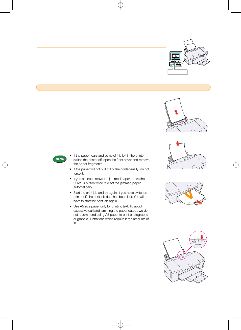 Paper jams | Canon 8200 User Manual | Page 55 / 84