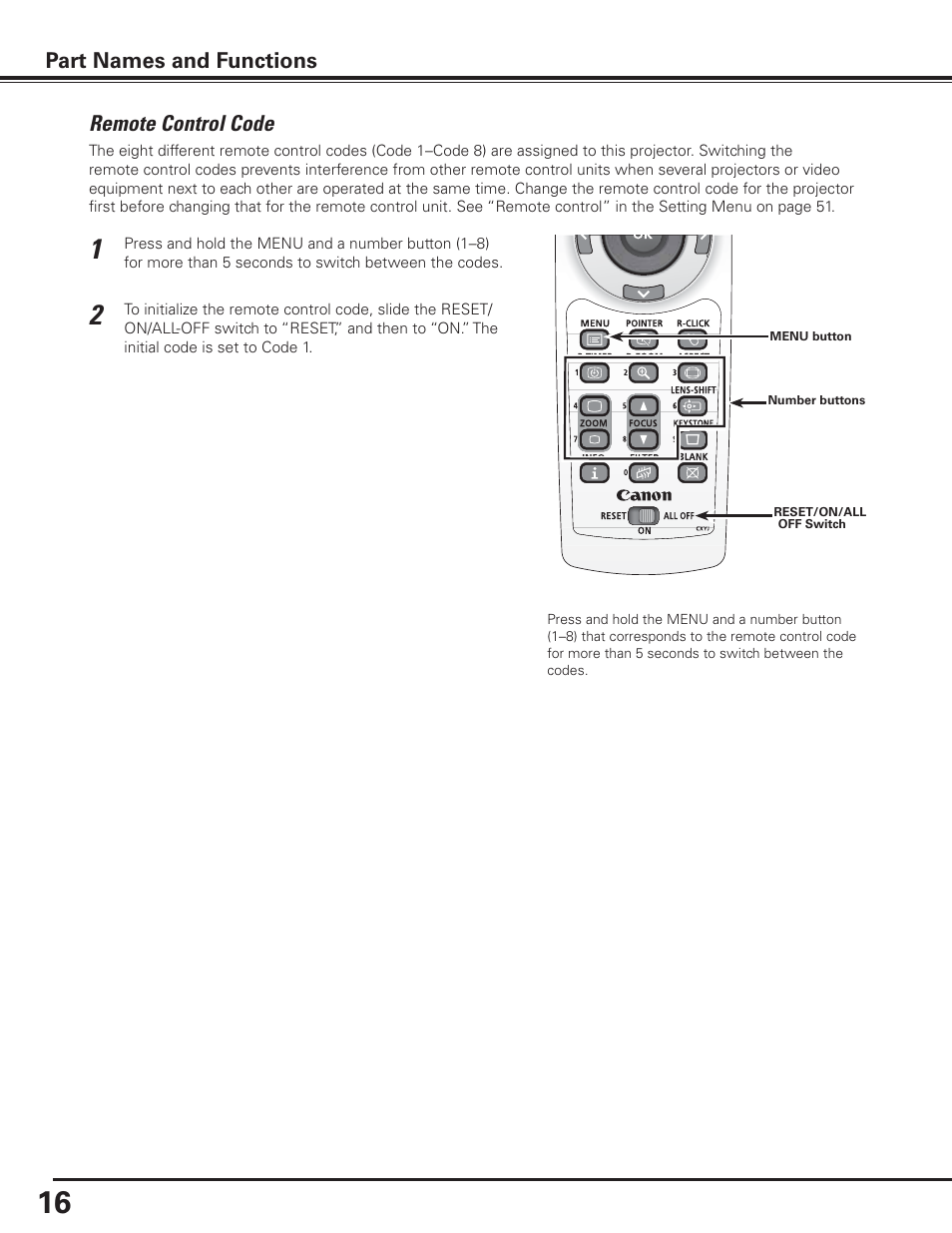 Canon LV-7585 User Manual | Page 16 / 81