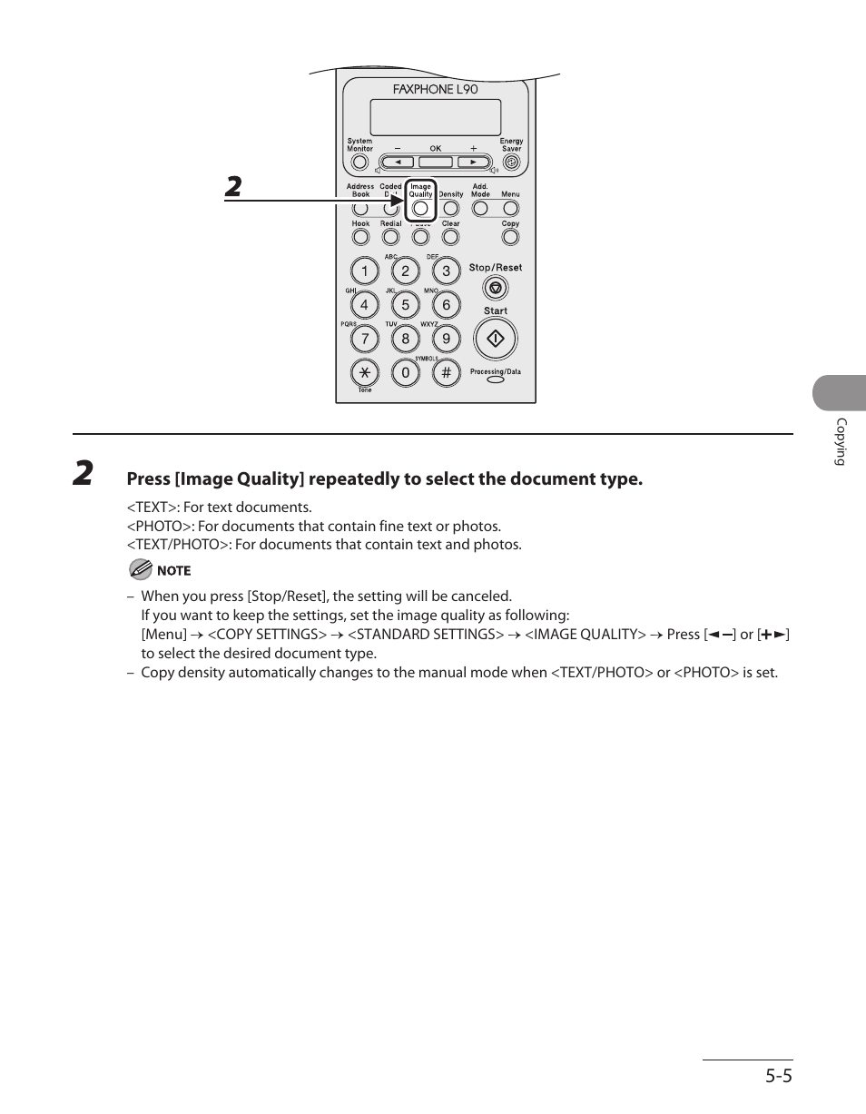 Canon L90 User Manual | Page 126 / 214