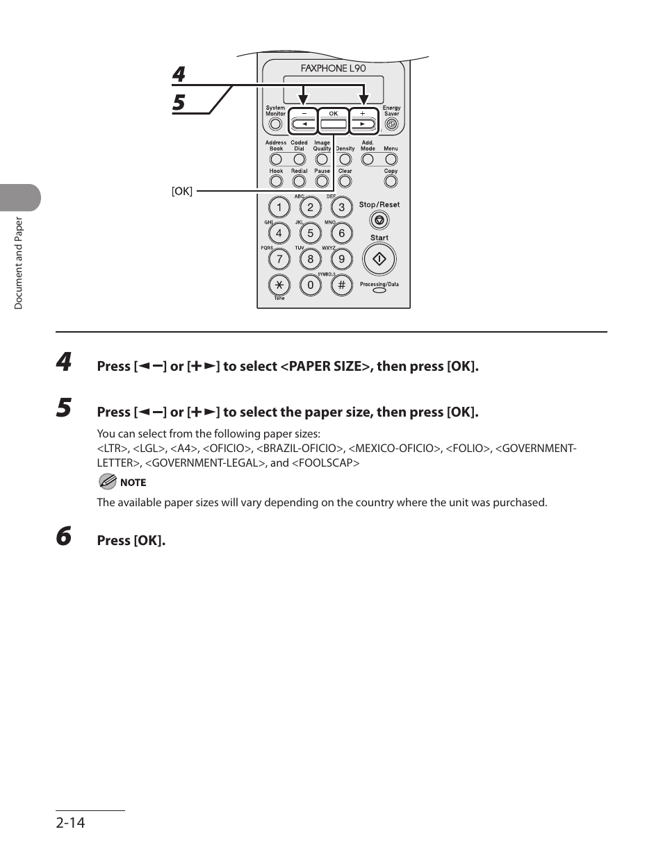 Canon L90 User Manual | Page 67 / 214