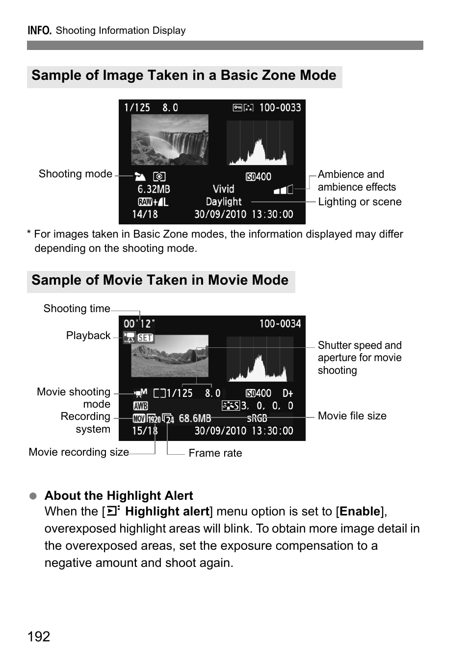 Canon EOS 60D User Manual | Page 192 / 320