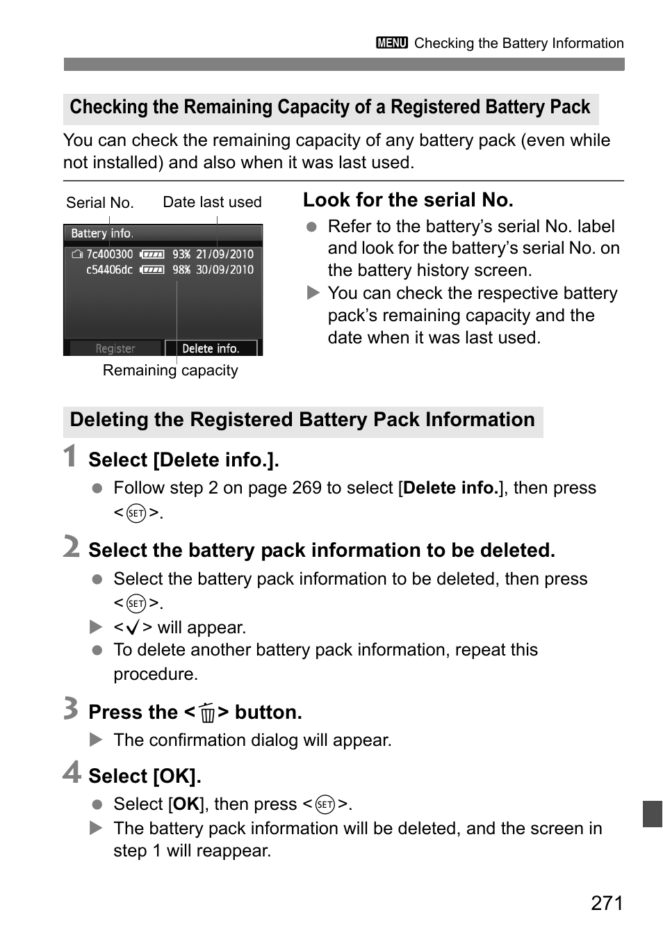 Canon EOS 60D User Manual | Page 271 / 320