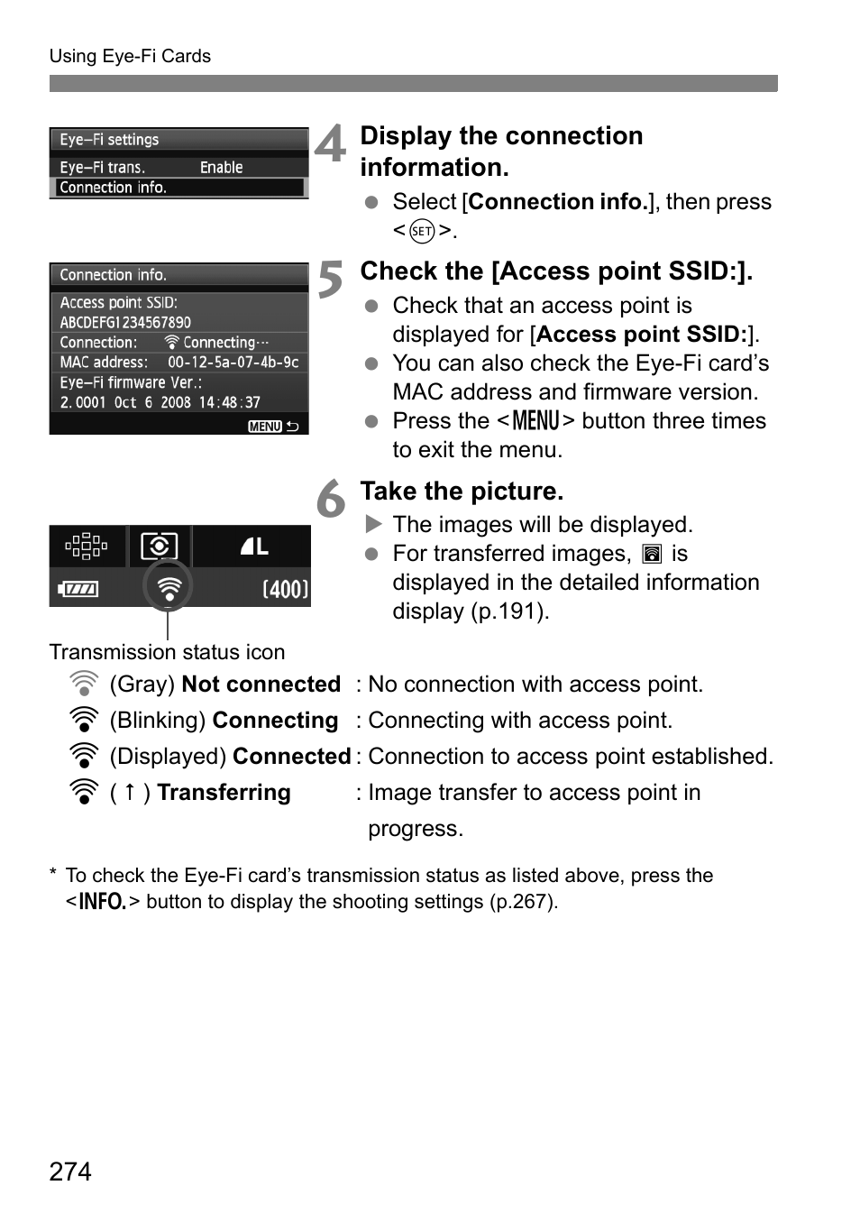 Canon EOS 60D User Manual | Page 274 / 320