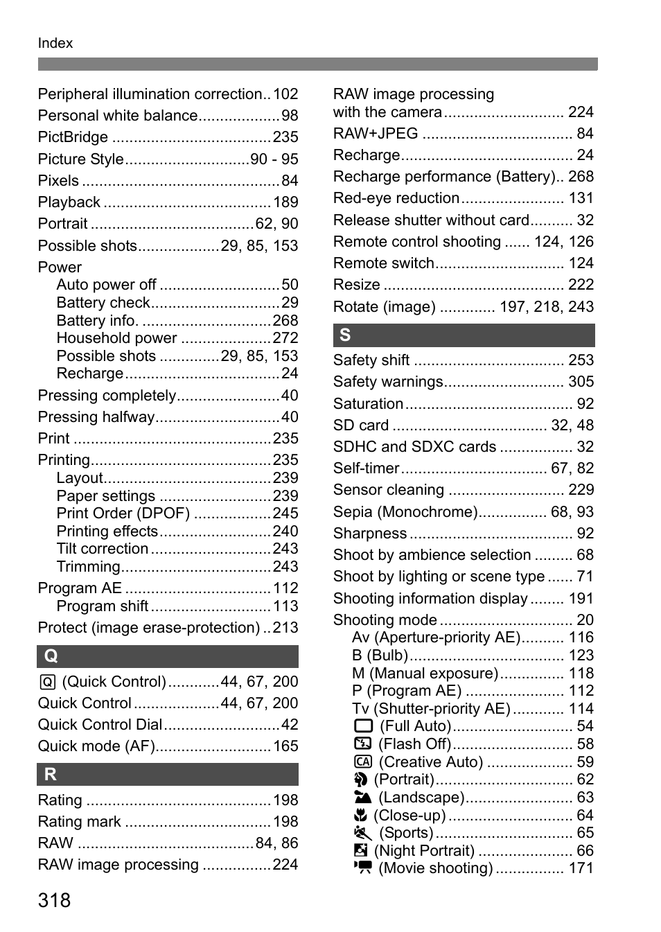 Canon EOS 60D User Manual | Page 318 / 320