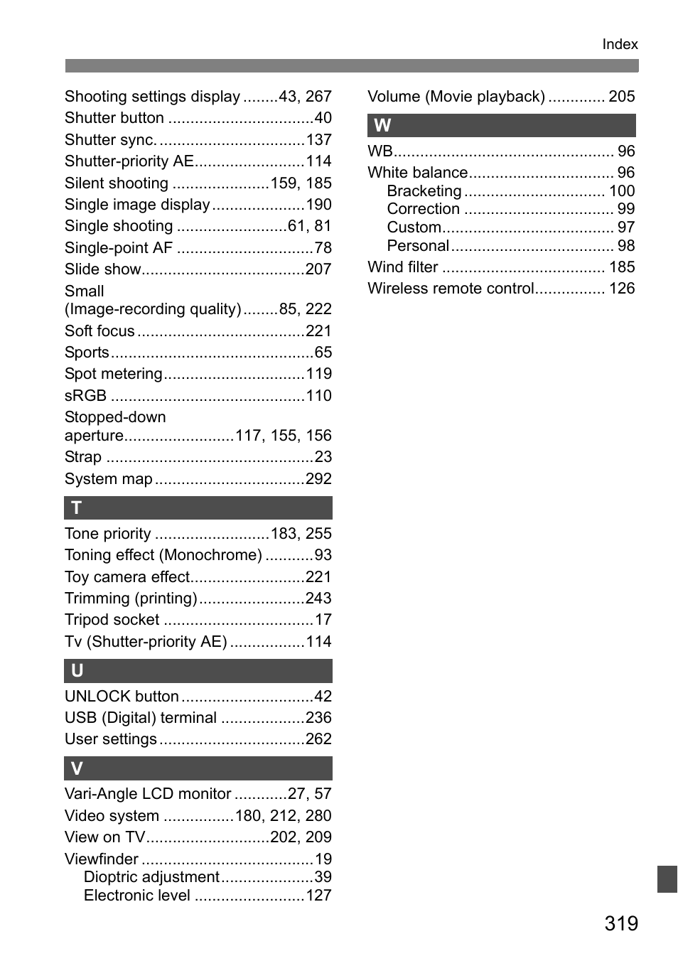 Canon EOS 60D User Manual | Page 319 / 320