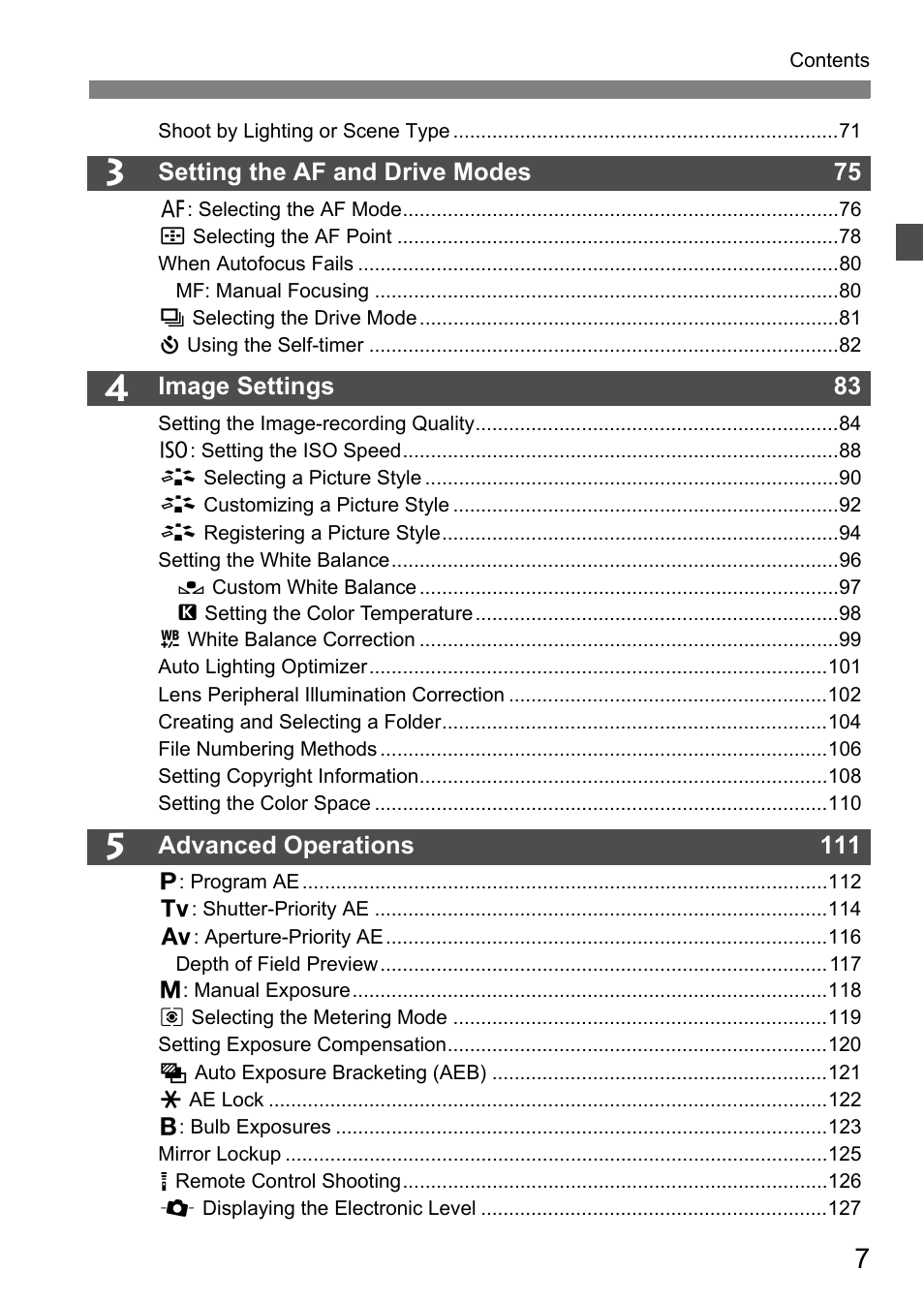 Canon EOS 60D User Manual | Page 7 / 320