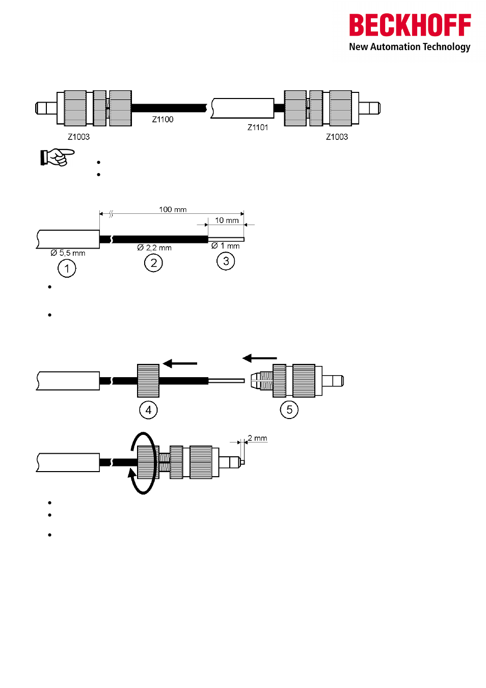BECKHOFF Z1003 User Manual | 2 pages
