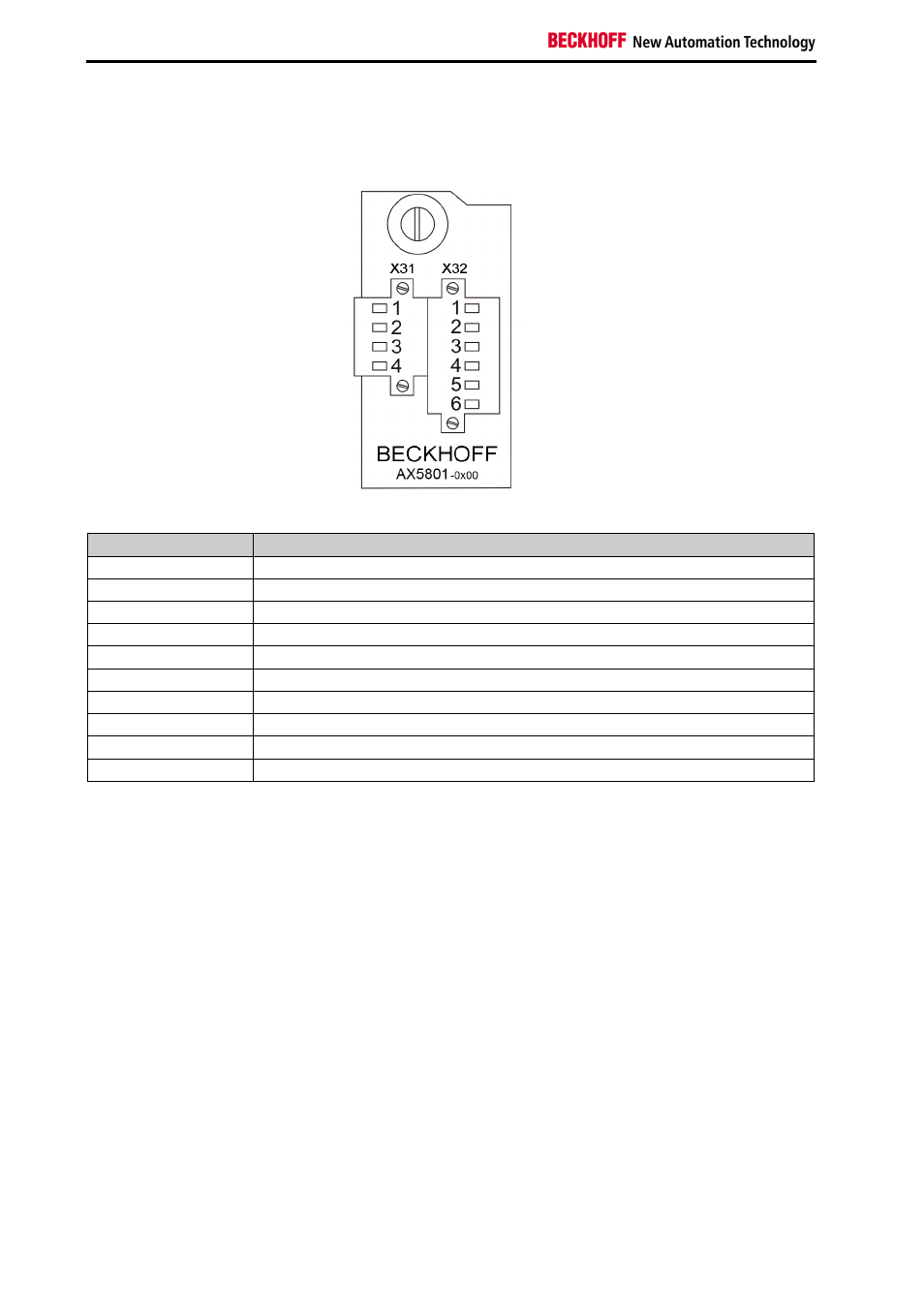 4 connections | BECKHOFF AX5801 User Manual | Page 14 / 19