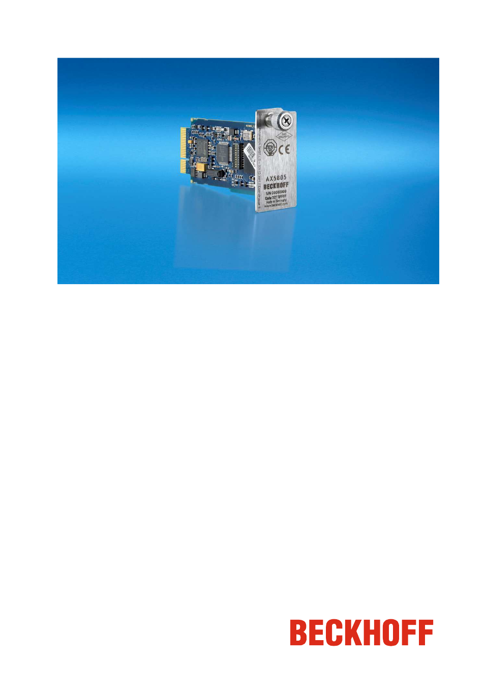 BECKHOFF AX5805 Permitted motors User Manual | 19 pages