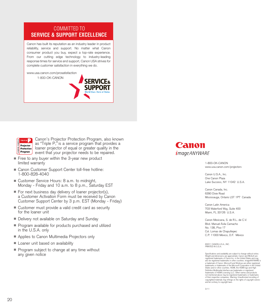 Canon LV-8225 User Manual | Page 12 / 12