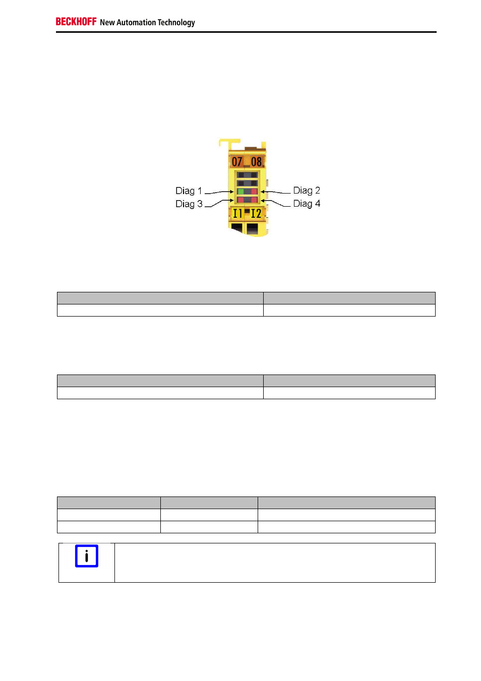 4 diagnostics, 1 diagnostic leds | BECKHOFF EL6930 User Manual | Page 53 / 59