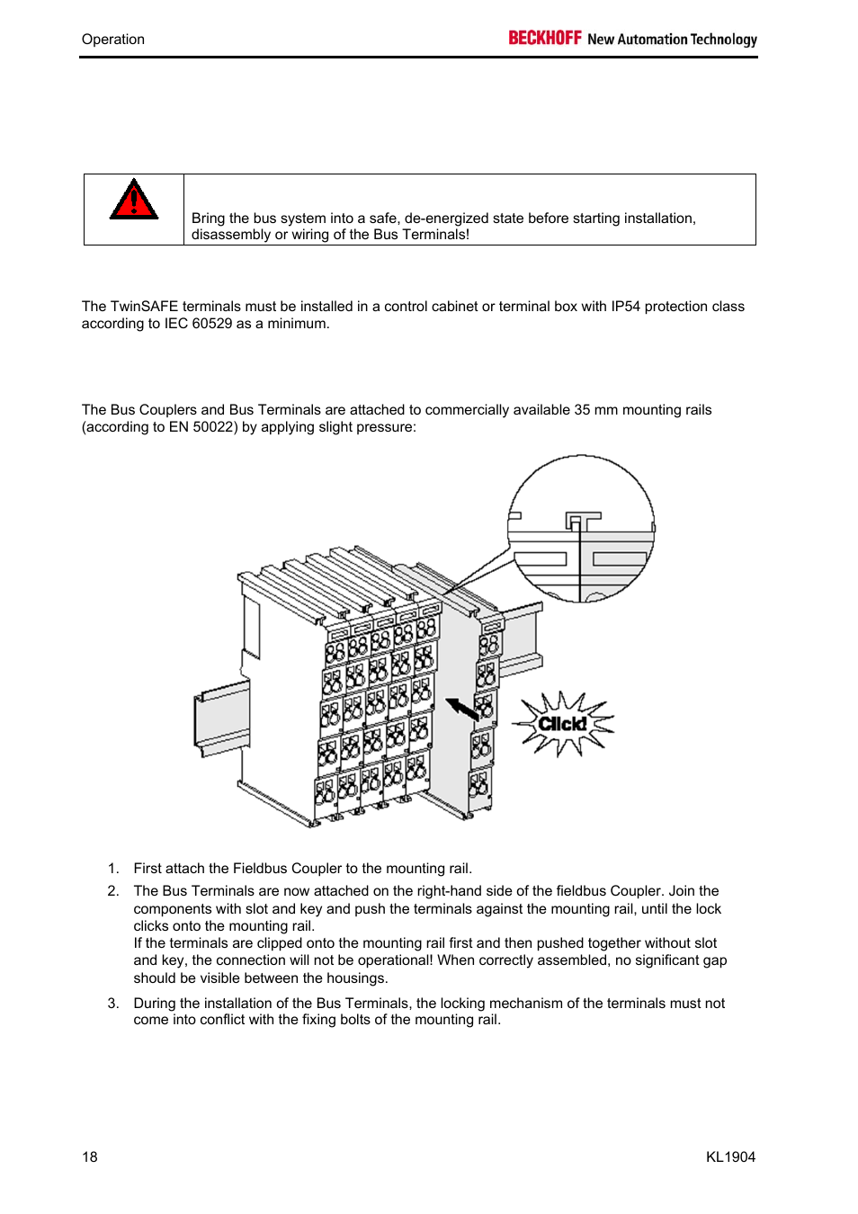 BECKHOFF KL1904 User Manual | Page 20 / 37