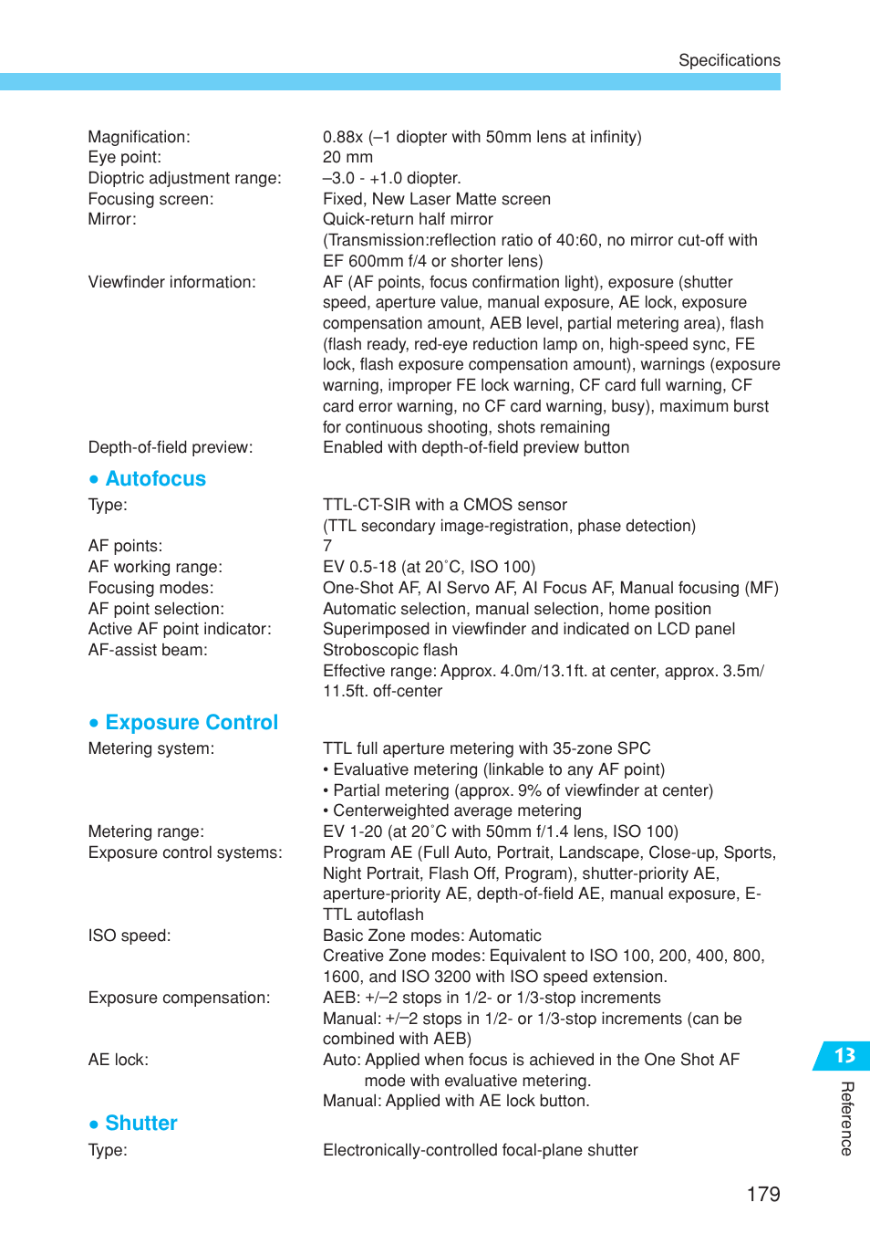 Canon EOS 10D User Manual | Page 179 / 183