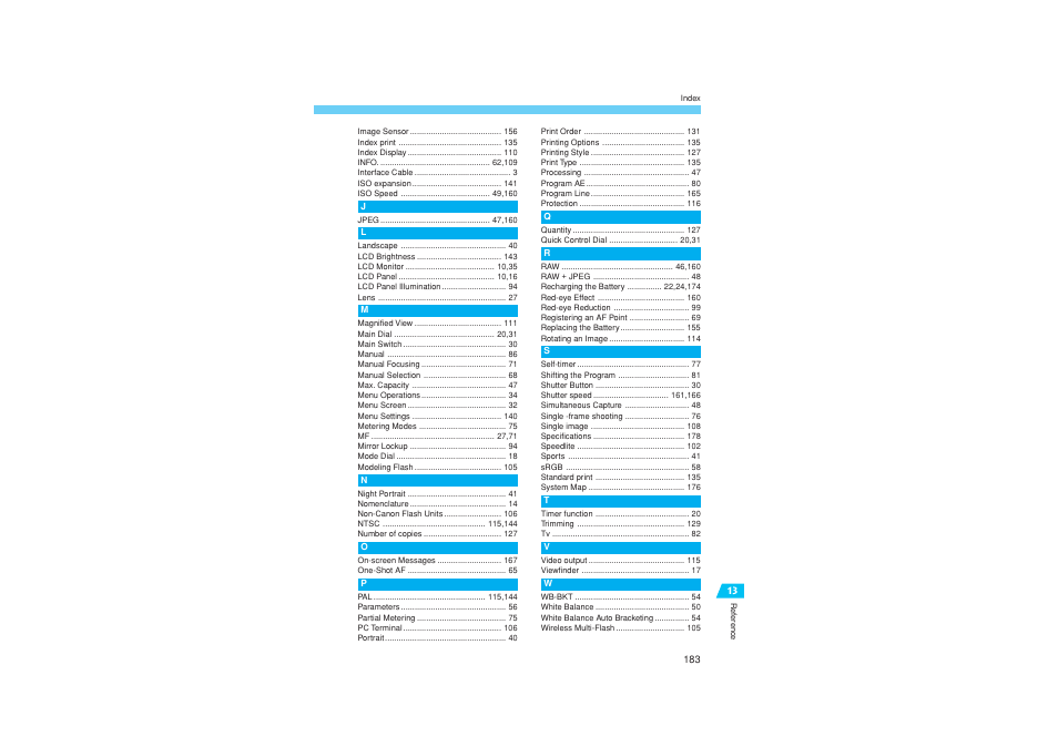 Canon EOS 10D User Manual | Page 183 / 183