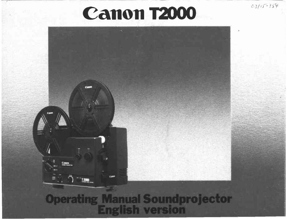 Canon T2000 User Manual | 65 pages