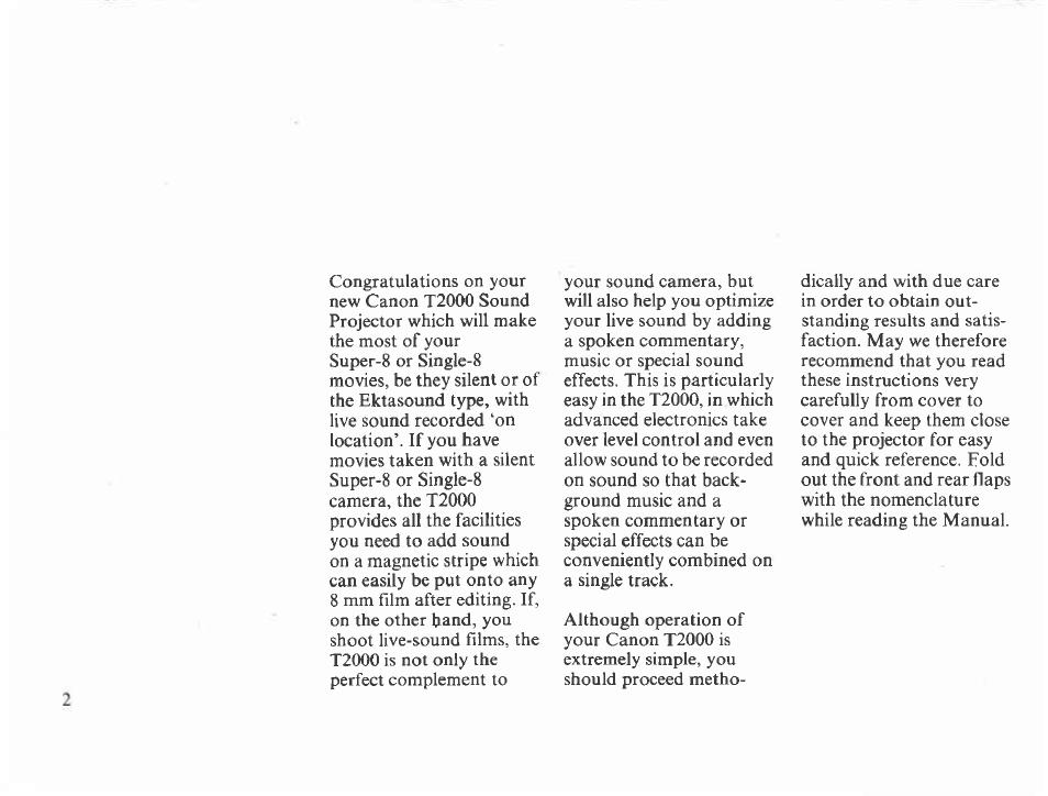 Canon T2000 User Manual | Page 2 / 65