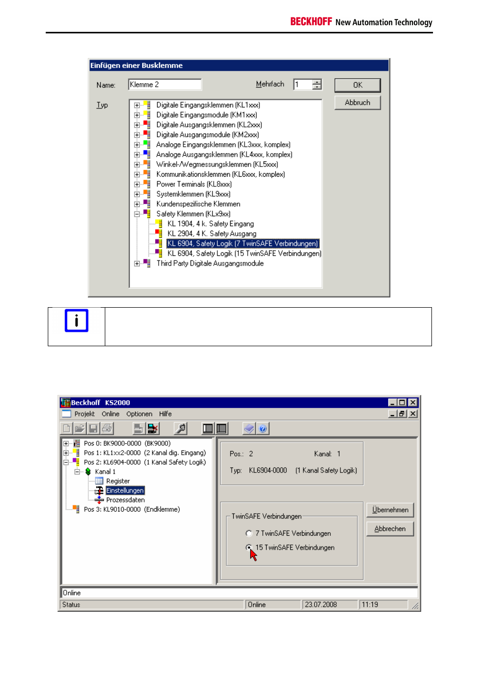 BECKHOFF KL6904 User Manual | Page 26 / 52