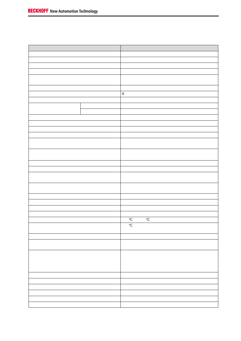 3 technical data | BECKHOFF EP1908 User Manual | Page 11 / 43