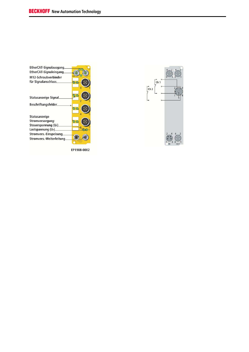 3 product description | BECKHOFF EP1908 User Manual | Page 9 / 43