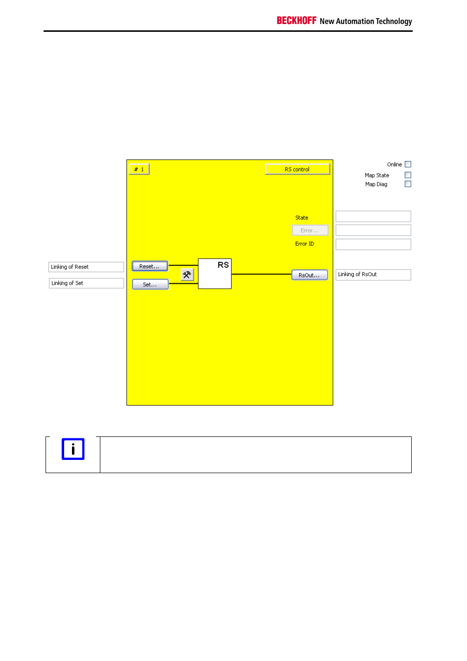 10 the rs function block, 1 functional description | BECKHOFF EL6900-FB User Manual | Page 66 / 83