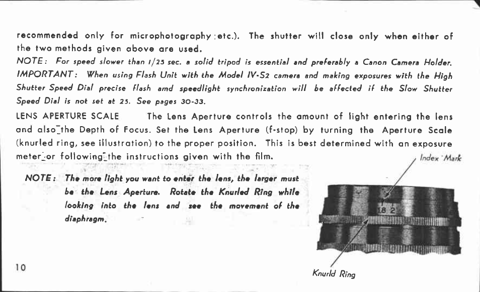 Canon III-A User Manual | Page 11 / 61