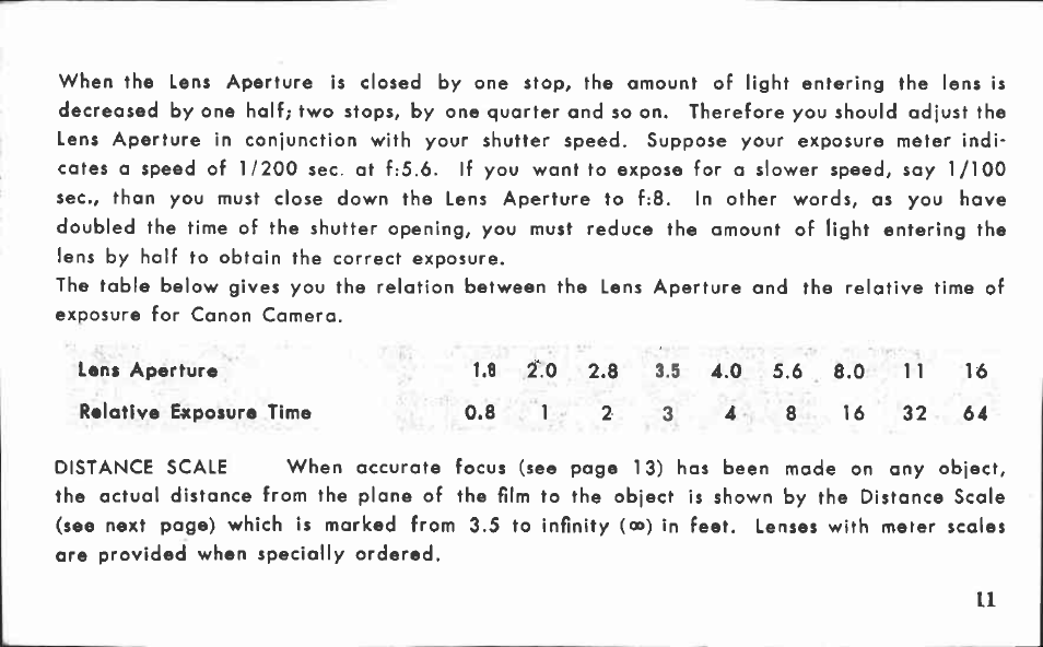 Canon III-A User Manual | Page 12 / 61