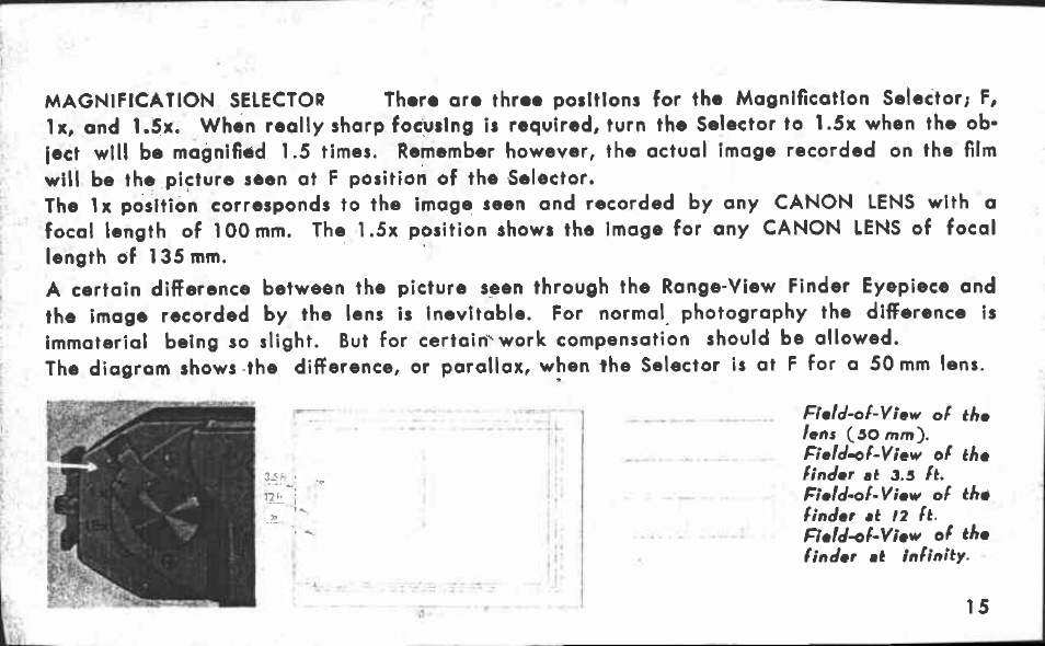 Canon III-A User Manual | Page 16 / 61