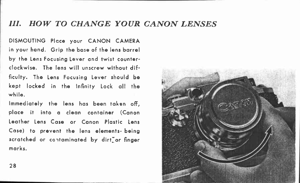 Canon III-A User Manual | Page 29 / 61