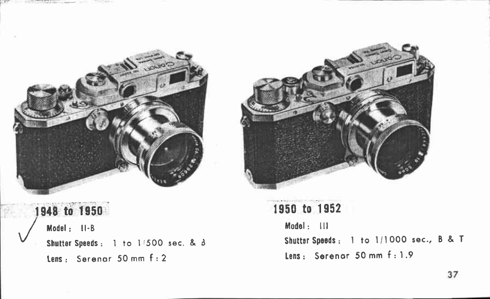 Iv. built-in flash synchronizer | Canon III-A User Manual | Page 38 / 61