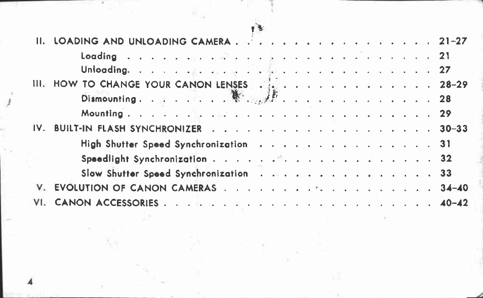 Canon III-A User Manual | Page 5 / 61