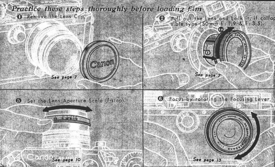 Canon III-A User Manual | Page 6 / 61