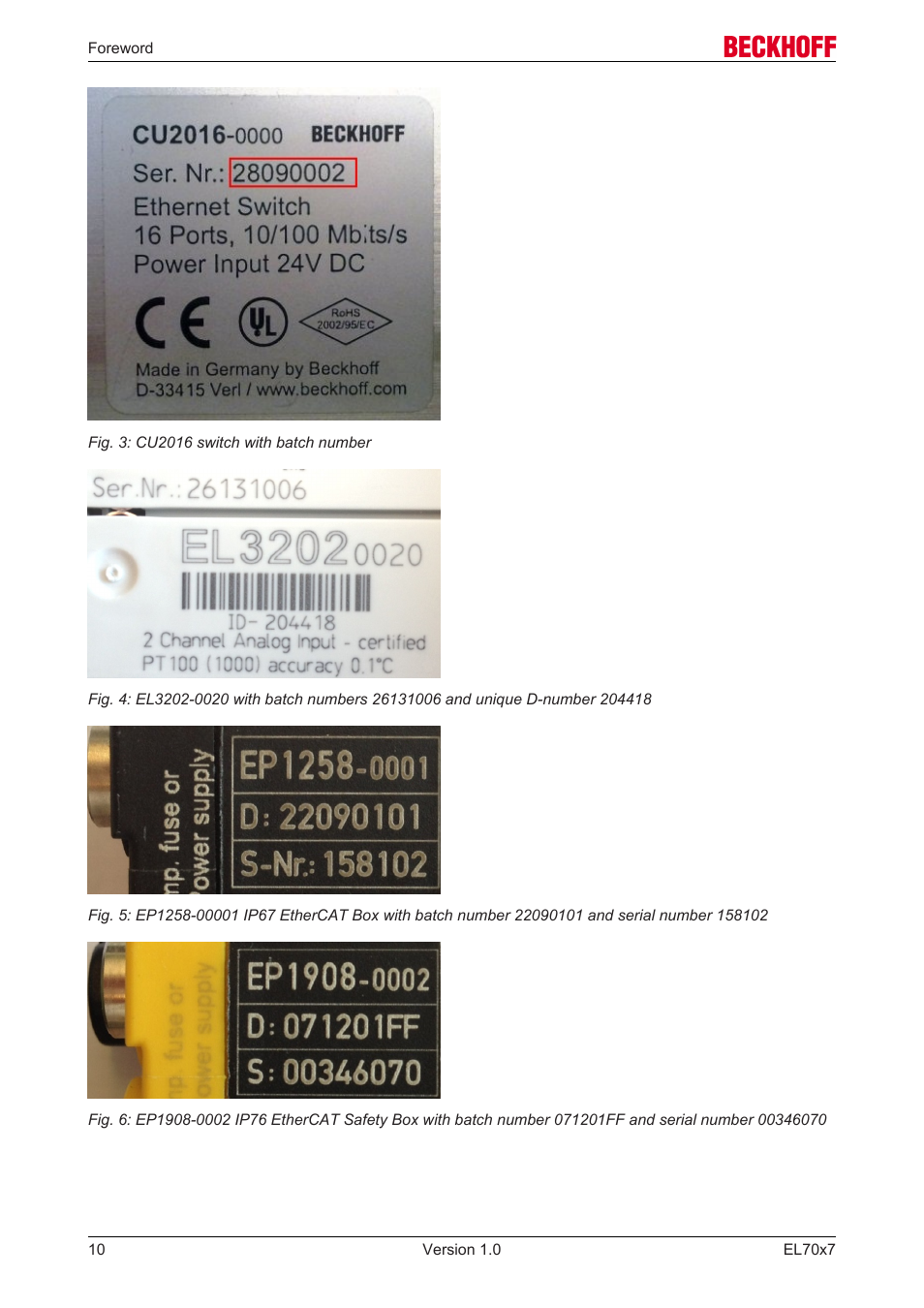 BECKHOFF EL7037 User Manual | Page 10 / 227