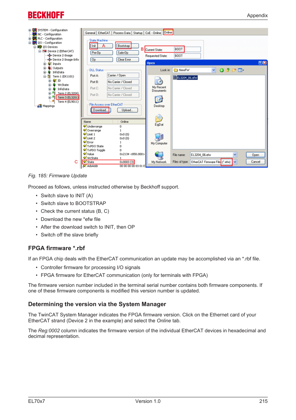 BECKHOFF EL7037 User Manual | Page 215 / 227