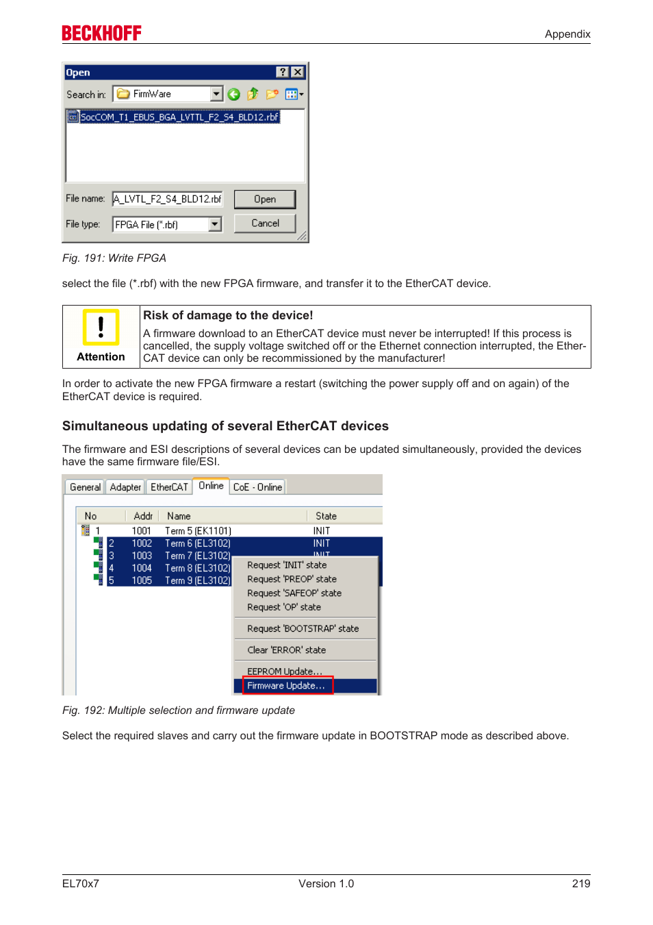 BECKHOFF EL7037 User Manual | Page 219 / 227
