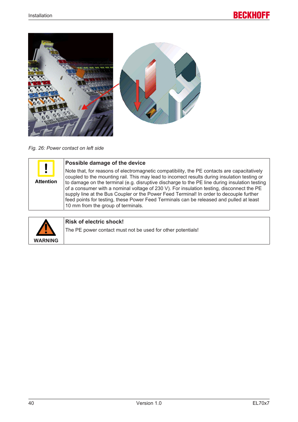 BECKHOFF EL7037 User Manual | Page 40 / 227