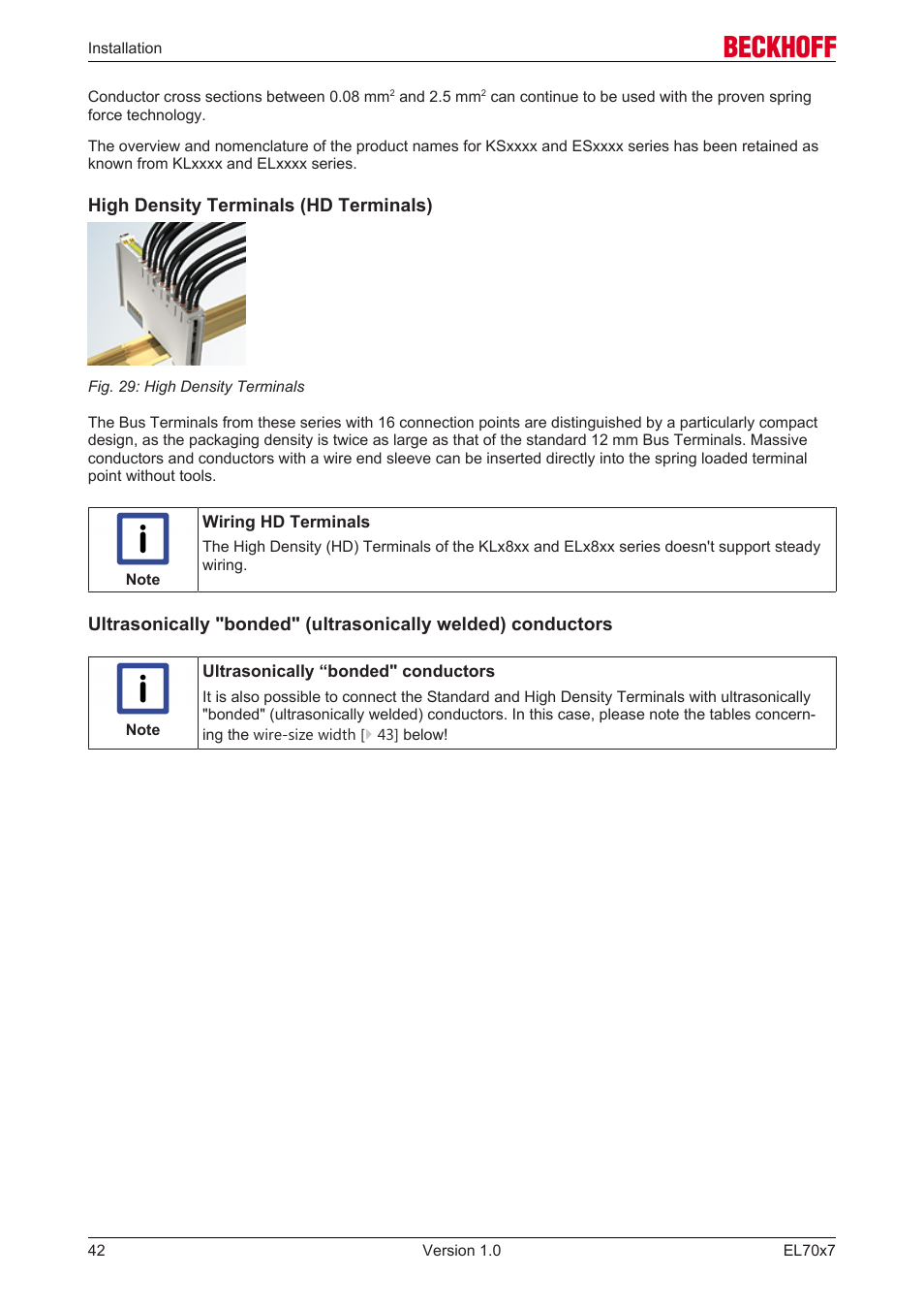 BECKHOFF EL7037 User Manual | Page 42 / 227
