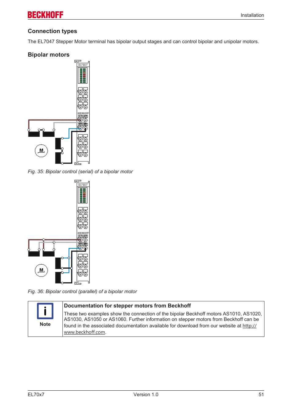 BECKHOFF EL7037 User Manual | Page 51 / 227