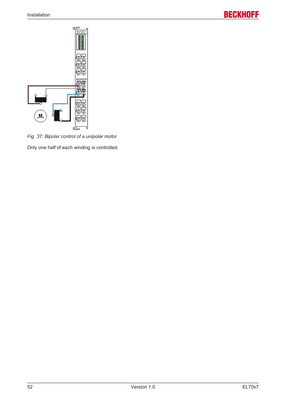 BECKHOFF EL7037 User Manual | Page 52 / 227