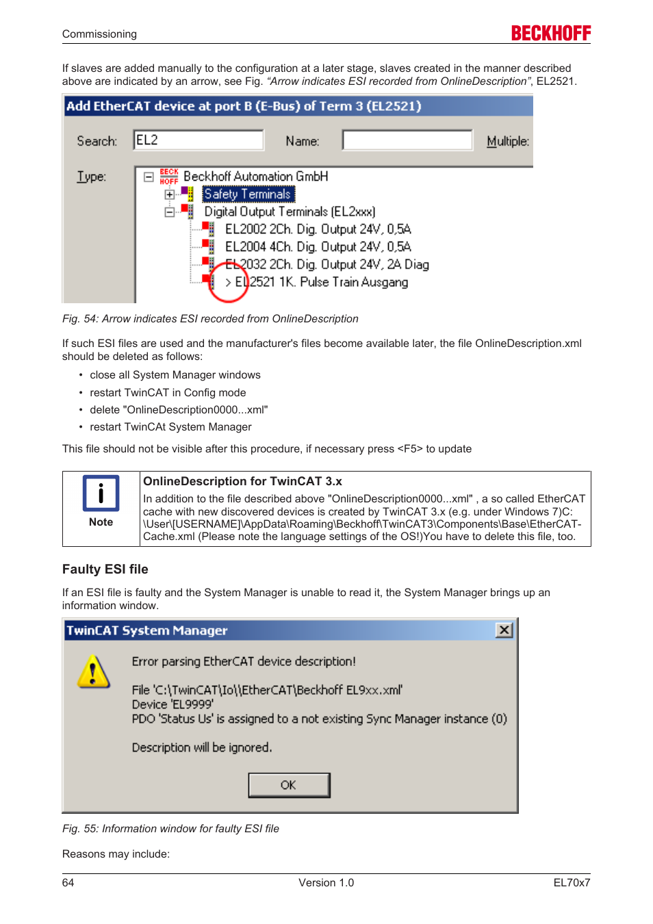 BECKHOFF EL7037 User Manual | Page 64 / 227