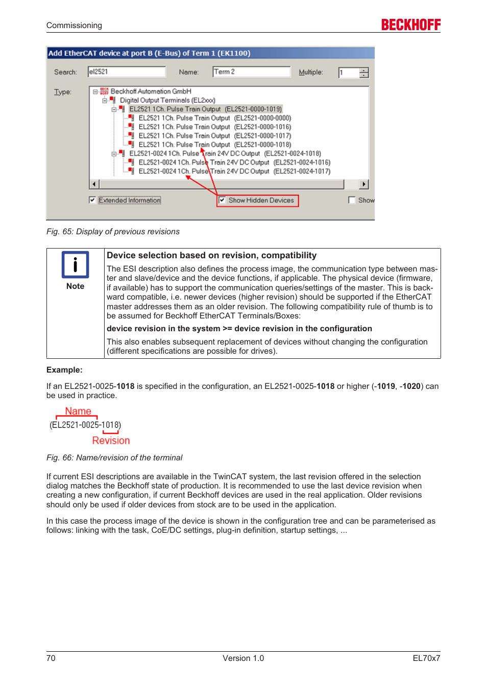 BECKHOFF EL7037 User Manual | Page 70 / 227