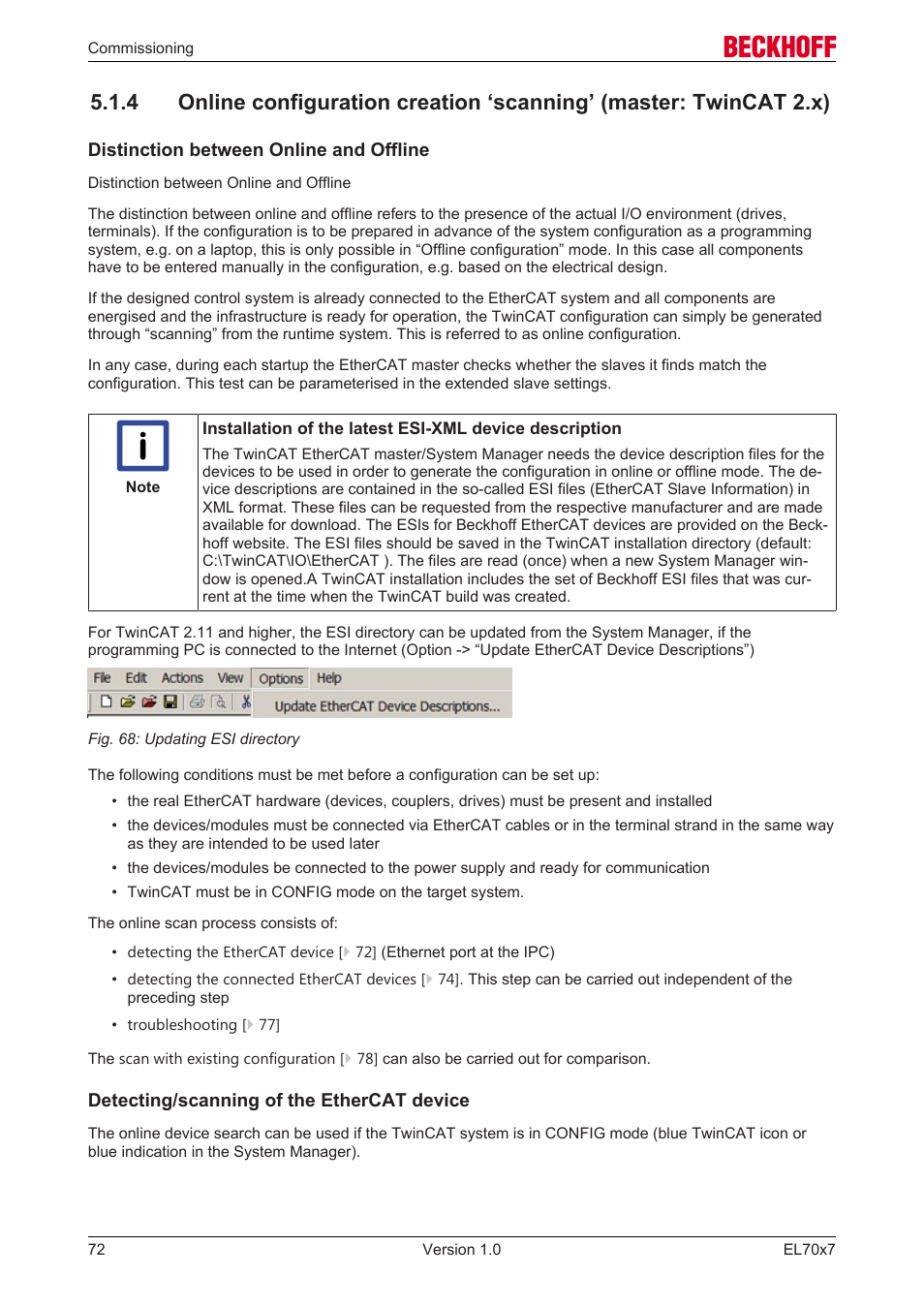 BECKHOFF EL7037 User Manual | Page 72 / 227