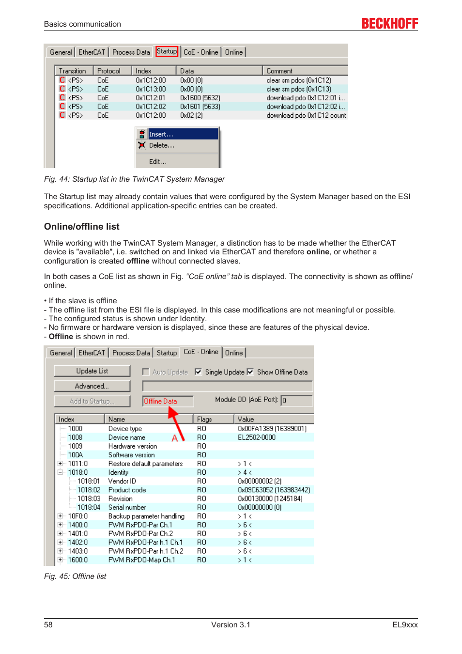 BECKHOFF EL9xxx User Manual | Page 58 / 100