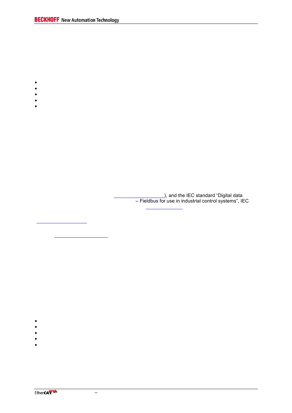 2 further reading on ethercat and escs, 3 scope of section i, Further reading on ethercat and escs | Scope of section i | BECKHOFF EtherCAT Technology Section I User Manual | Page 23 / 116