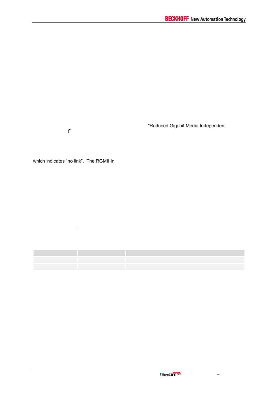 4 rmii interface, 5 rgmii interface, 1 rgmii in-band link status | 6 link detection, 1 link_mii signal, Rmii interface, Rgmii interface, Rgmii in-band link status, Link detection, Link_mii signal | BECKHOFF EtherCAT Technology Section I User Manual | Page 42 / 116