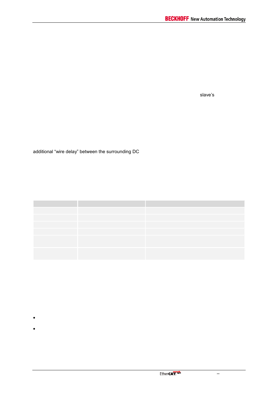 2 propagation delay measurement, 1 propagation delay measurement in reverse mode, Propagation delay measurement | BECKHOFF EtherCAT Technology Section I User Manual | Page 70 / 116
