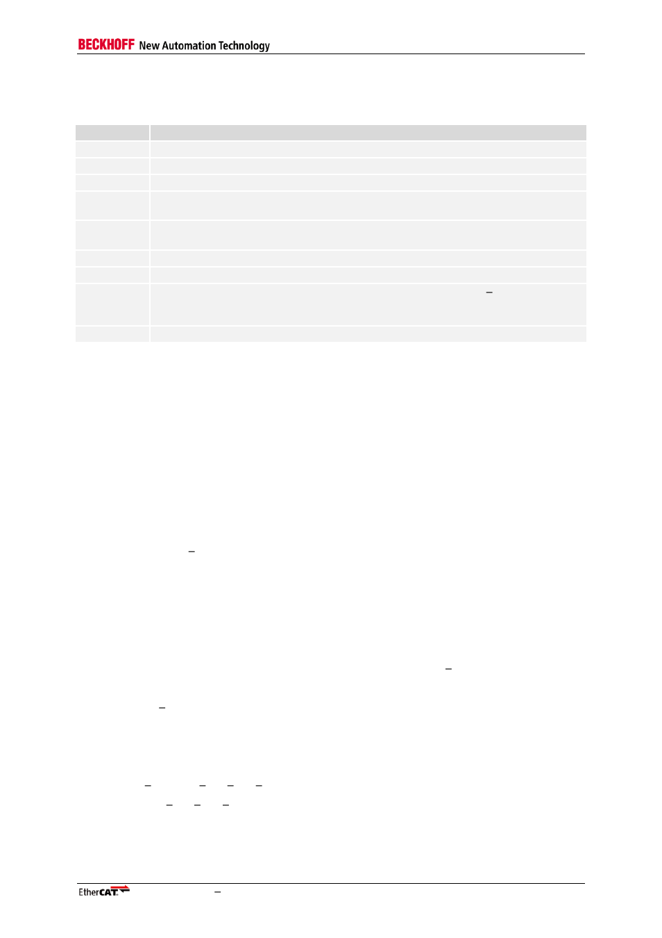 BECKHOFF EtherCAT Technology Section I User Manual | Page 73 / 116