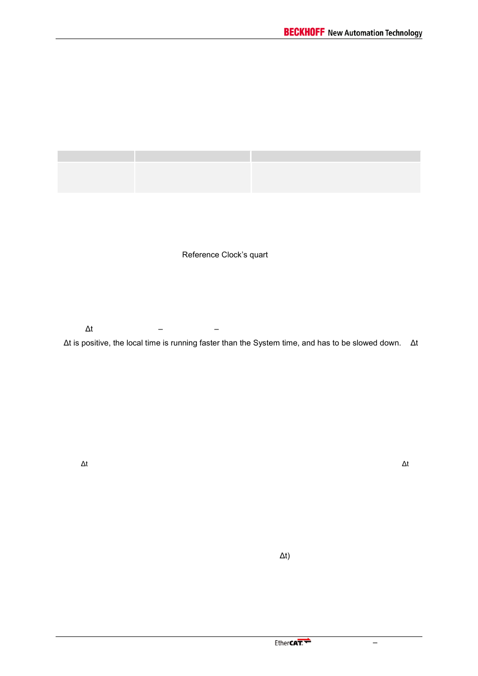 4 resetting the time control loop, 5 drift compensation, Resetting the time control loop | Drift compensation | BECKHOFF EtherCAT Technology Section I User Manual | Page 76 / 116