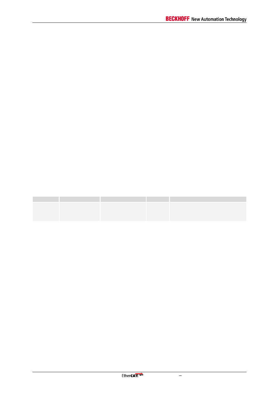 6 transparent mode enable, Transparent mode enable, Table 20: transparent mode enable | BECKHOFF ET1100 User Manual | Page 32 / 119