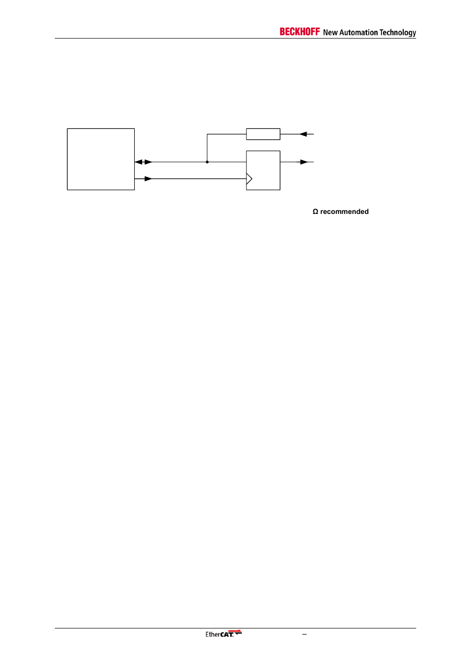 5 bidirectional mode, 6 output driver, 7 syncmanager watchdog | Bidirectional mode, Output driver, Syncmanager watchdog, Ω recommended) | BECKHOFF ET1200 User Manual | Page 42 / 70
